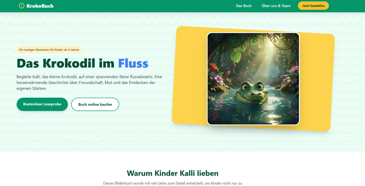 Kinderbuch Website